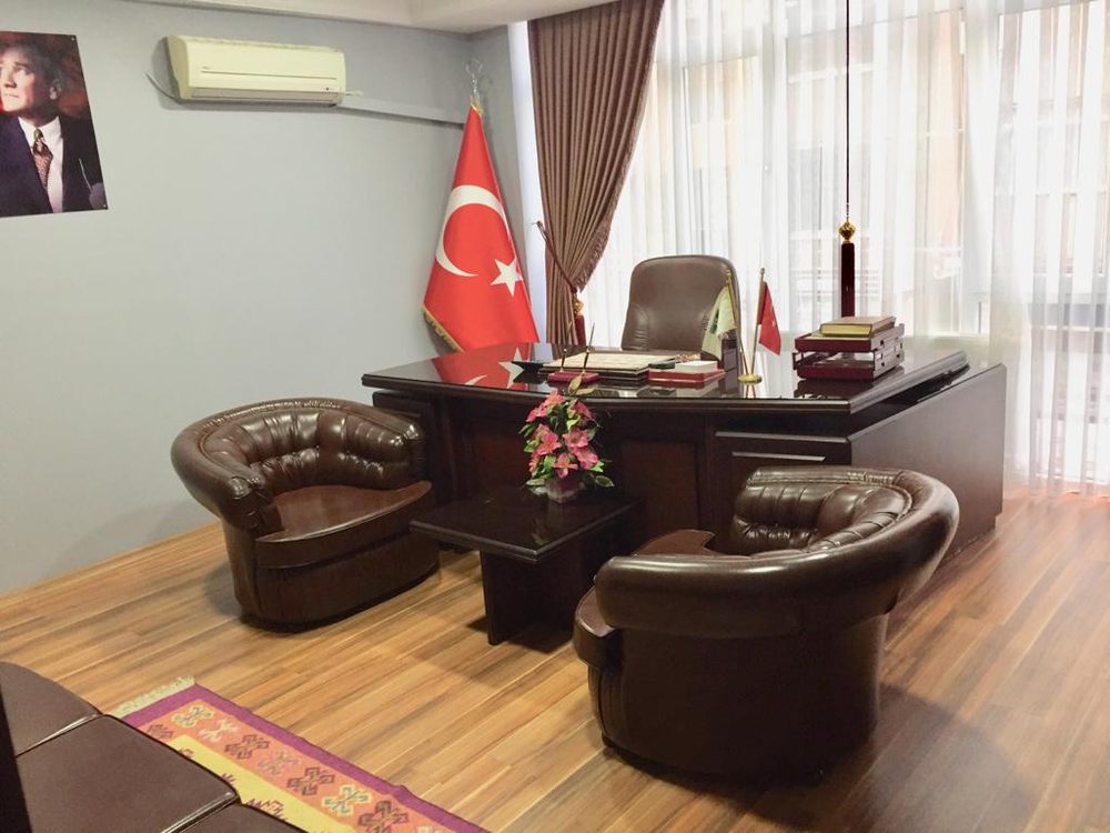 Bilgidepom Mali Müşavirlik ofisinde mükellef görüşmelerinin yapıldığı oda